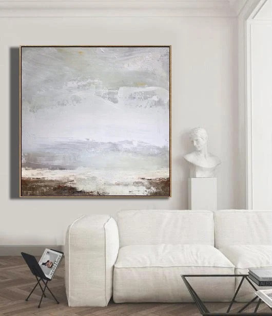 Scenic Gray Abstract Canvas Wall Art KLZ14 wall art